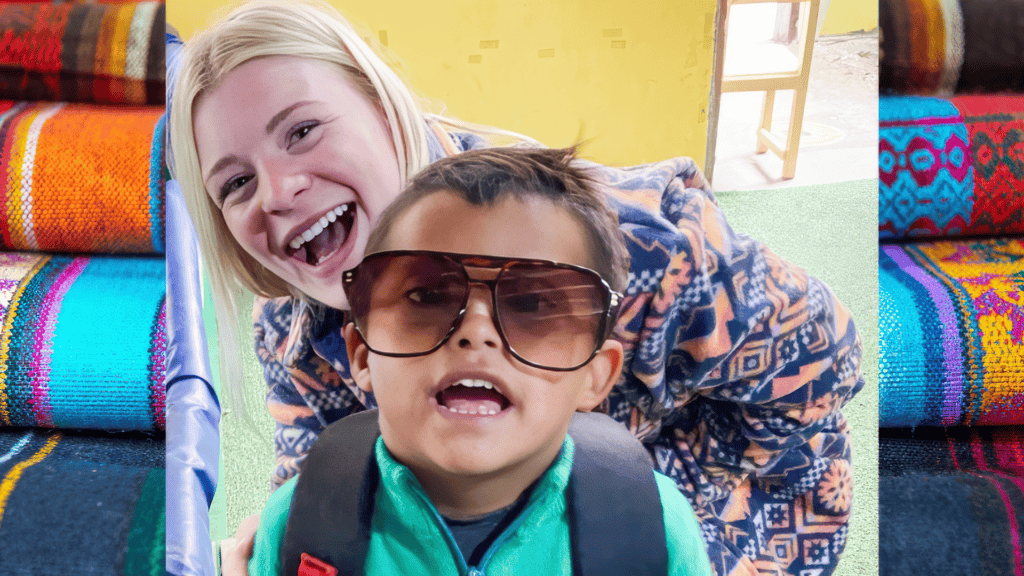 FLC youth with child in Ecuador